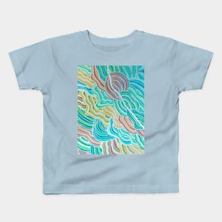 Winter Sunset Colorscape Kids T-Shirt